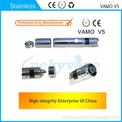 Colored Stainless Steel Atomizer E-Cigarette (Mod Starter Kit Vamo V5)